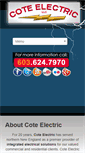 Mobile Screenshot of coteelectric.com